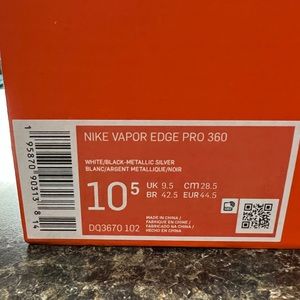Nike Vapor Edge Pro 360 Cleats size men’s 10.5
